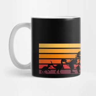 MechaGodzilla-Retro Vintage-Dinosaur Evolution gift Mug